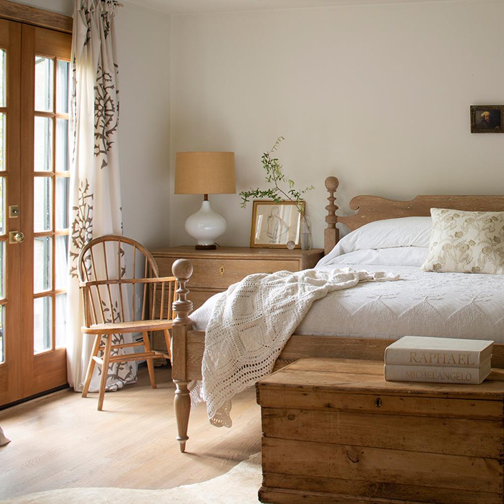 Province French Brown Oak Brass Pulls 3 Drawer Bachelor Chest|