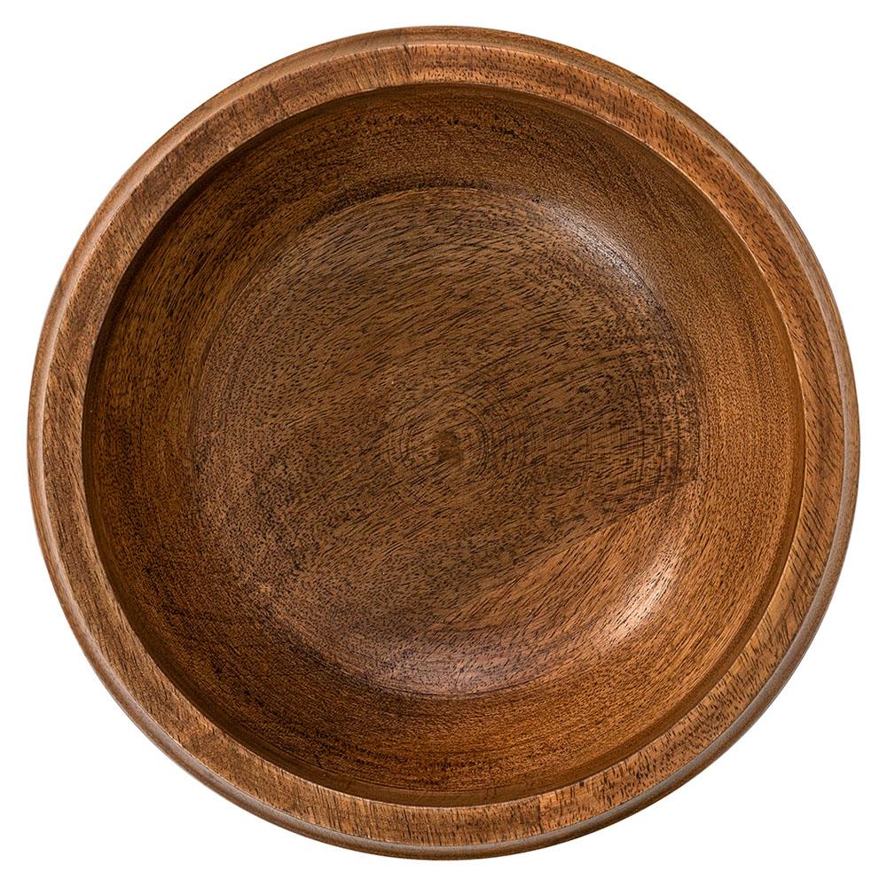 Juliska Bilbao Rustic Lodge Brown Wood Serving Bowl|