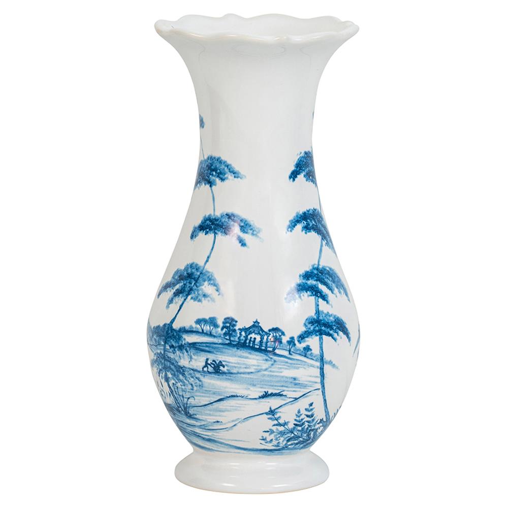 Juliska French Country Estate Delft Blue Ceramic Table Vase Small