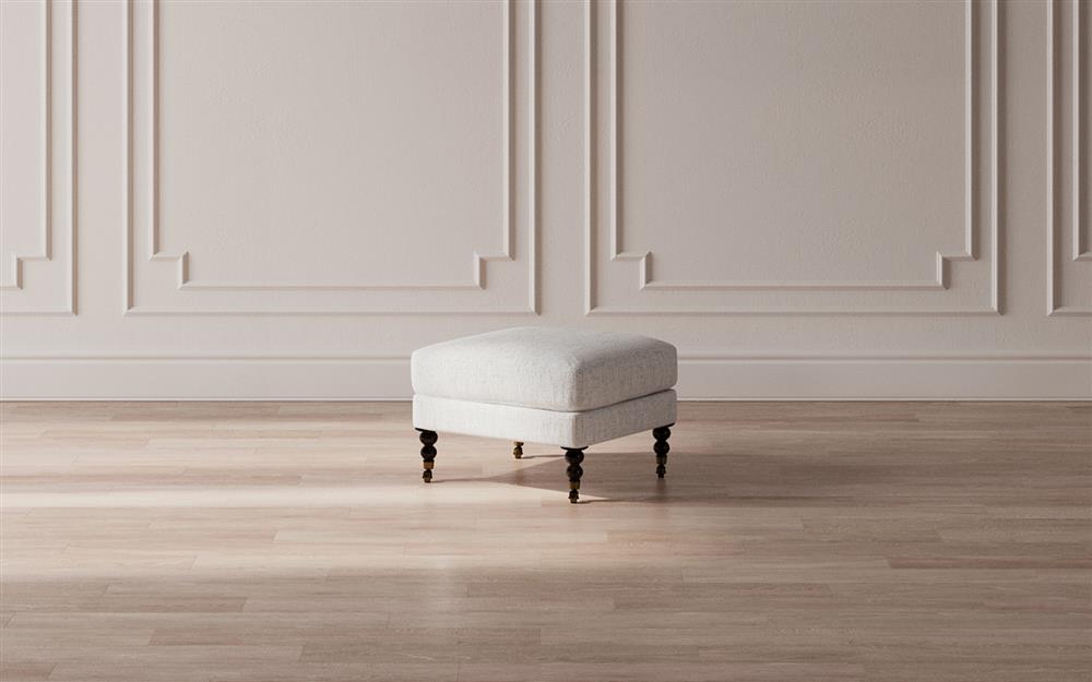 Madeline Sage Green Ottoman|