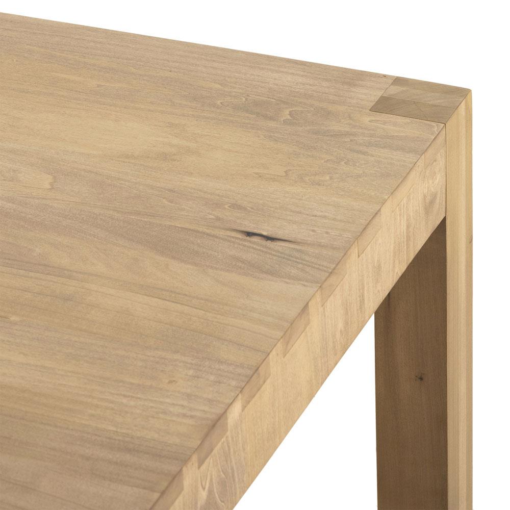 Isaac Rustic Lodge Brown Wood Rectangular Dining Table - 78"|