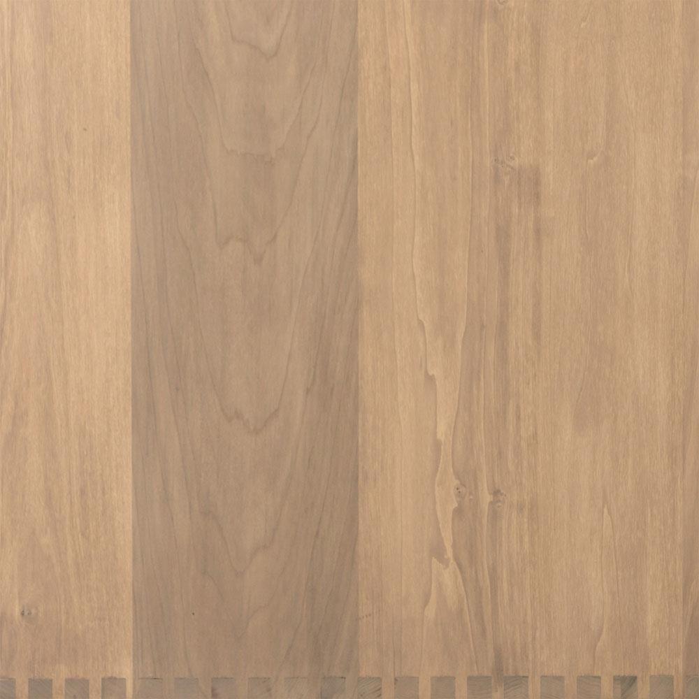 Isaac Rustic Lodge Brown Wood 5 Drawer 1 Door Executive Desk|