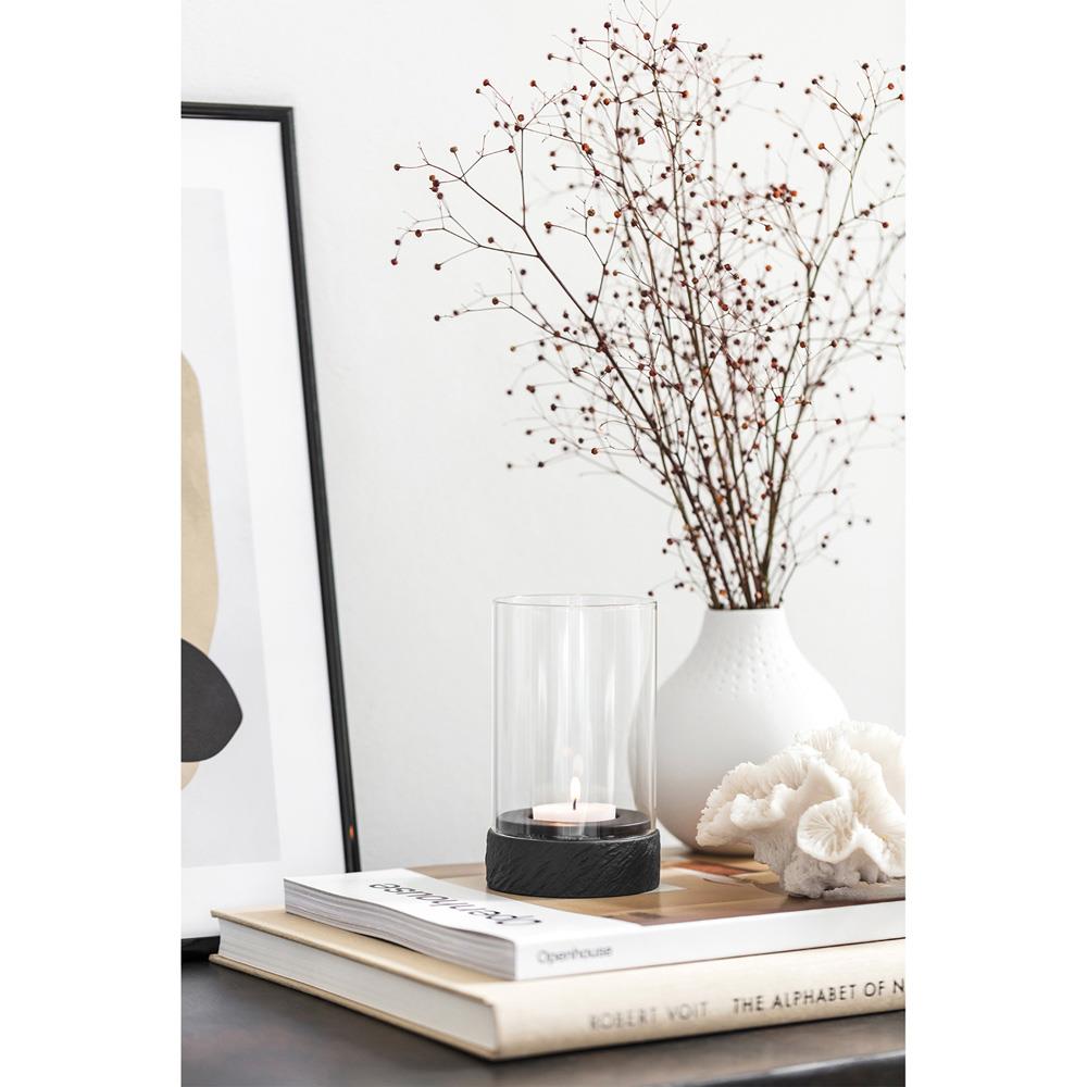 Manufacture Rock Home Clear Glass Hurricane Candleholder - Small|