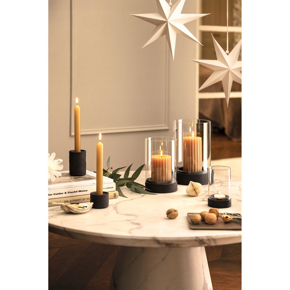 Manufacture Rock Home Clear Glass Hurricane Candleholder - Small|