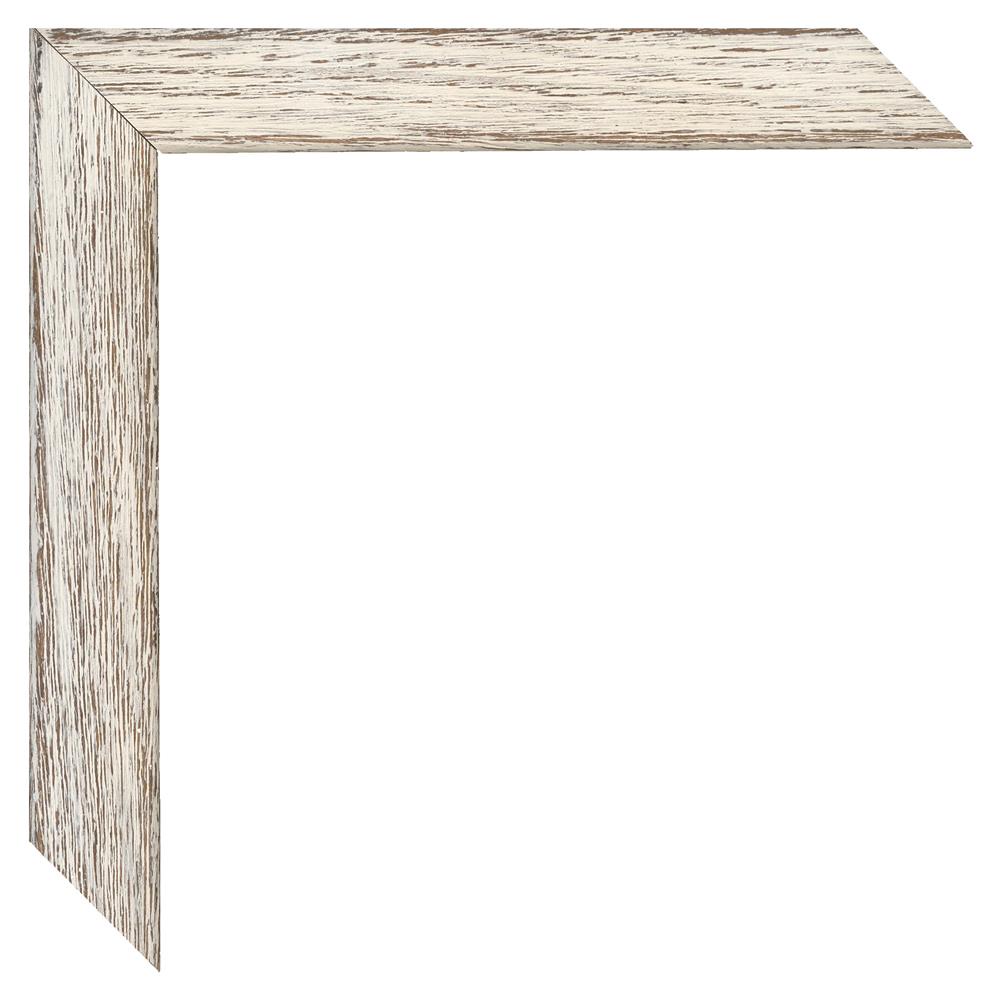 Ariel Coastal Beach Blue Top View Seascape Natural Frame Painting II - 36x24|