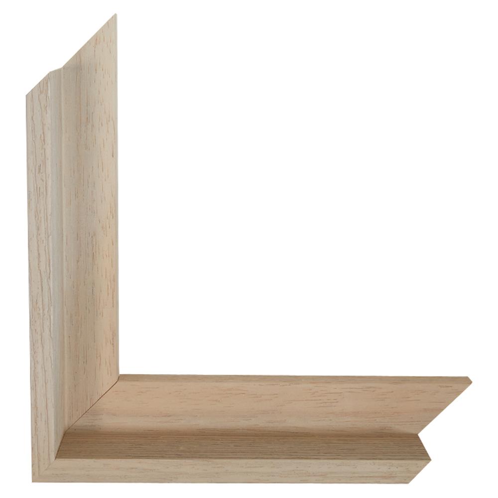 Cali Coastal Beach Blue Seascape Natural Frame Horizon Painting I - 40x40|