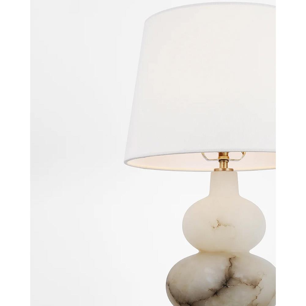 Visual Comfort Ciccio Modern Classic Natural Alabaster Table Lamp