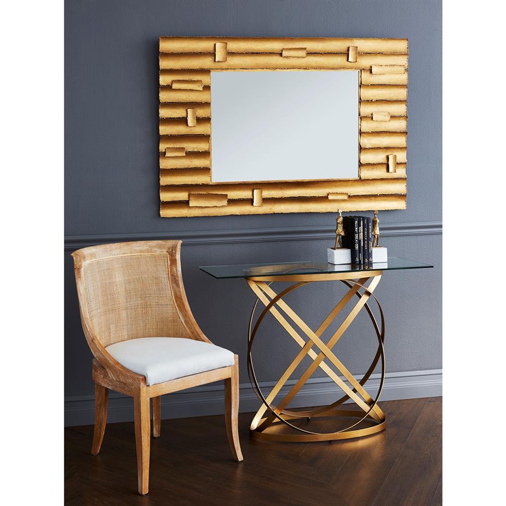 Villa \u0026 House Monaco French Country Limed Oak Curved Cane Side Chair, image size:1000x1000