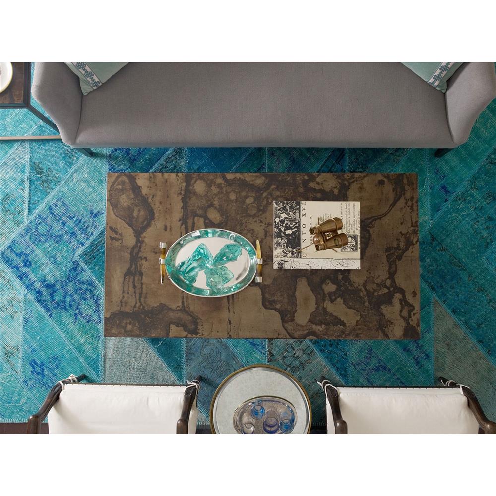 Lupe Industrial Loft Ash Glass Top Gold Aluminum Pedestal Round Side End Table|