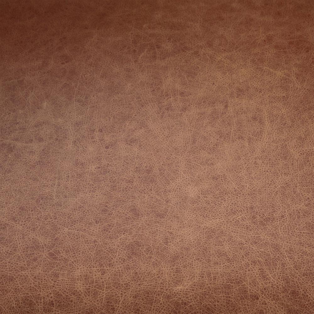 Penelope Industrial Brown Upholstered Leather Black Iron Barrel Dining Arm Chair|