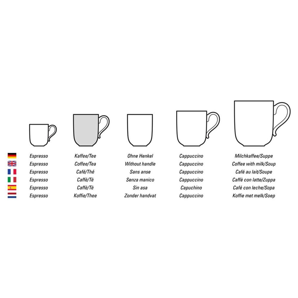 Toys Delight Royal Modern Classic White Porcelain Coffee Cup|