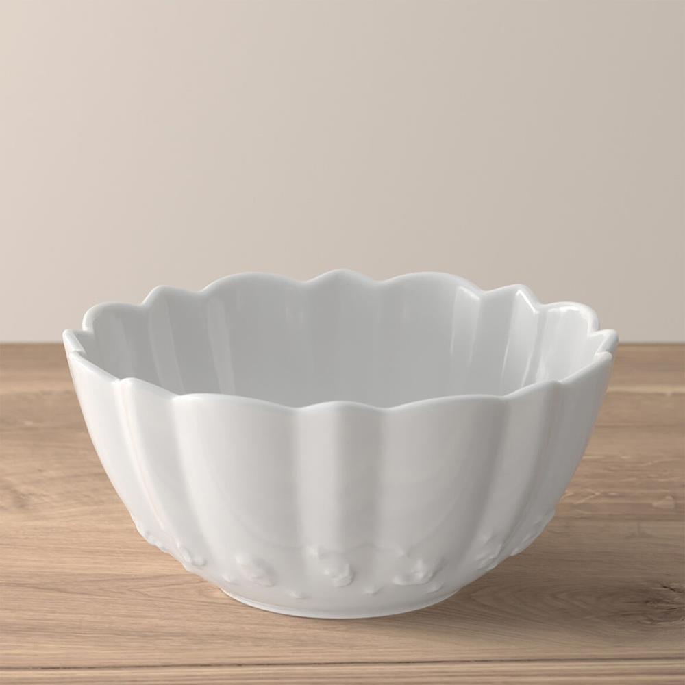 Toys Delight Royal Modern Classic White Porcelain Bowl|