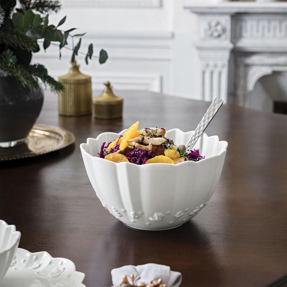 Toys Delight Royal Modern Classic White Porcelain Bowl|