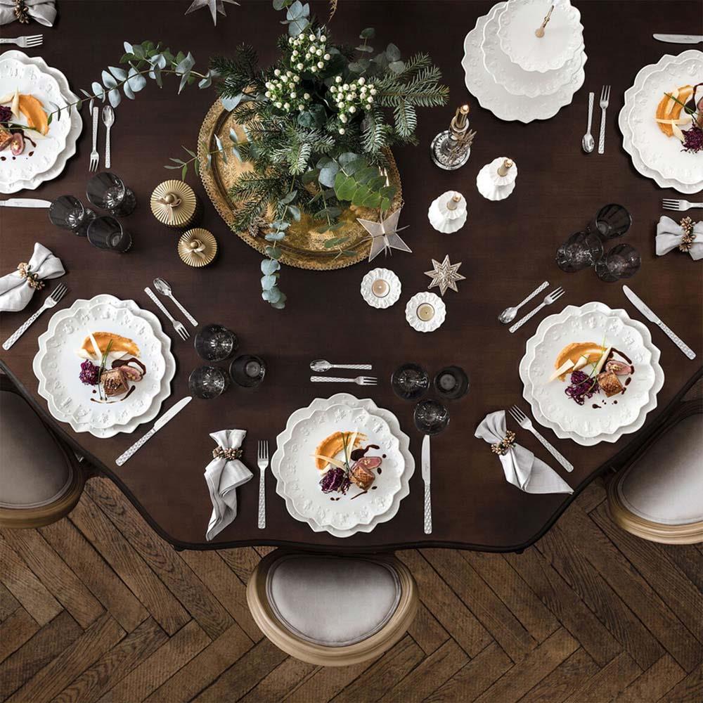 Toys Delight Royal Modern Classic White Porcelain Salad Plate|