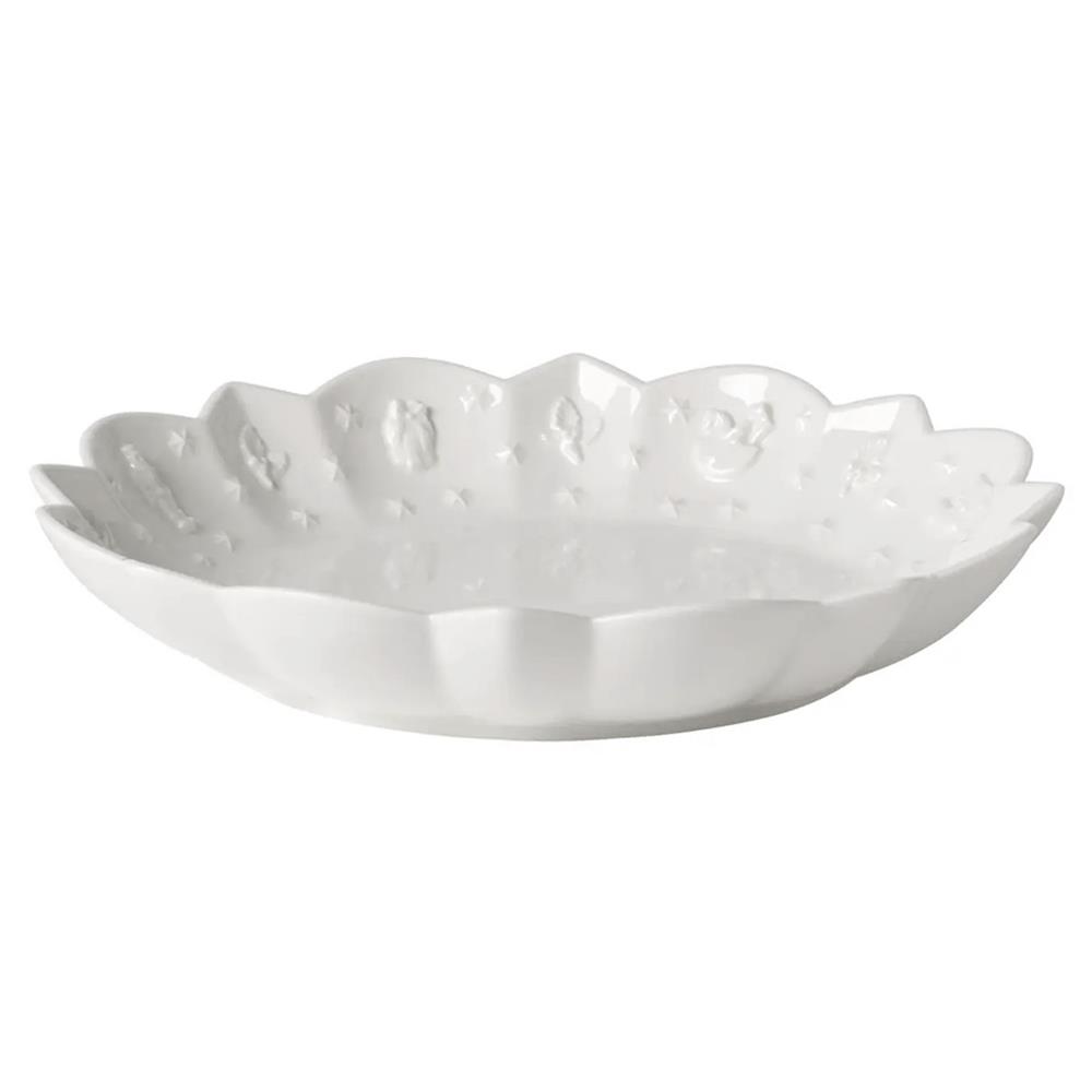 Toys Delight Royal Modern Classic White Porcelain Serving Bowl|
