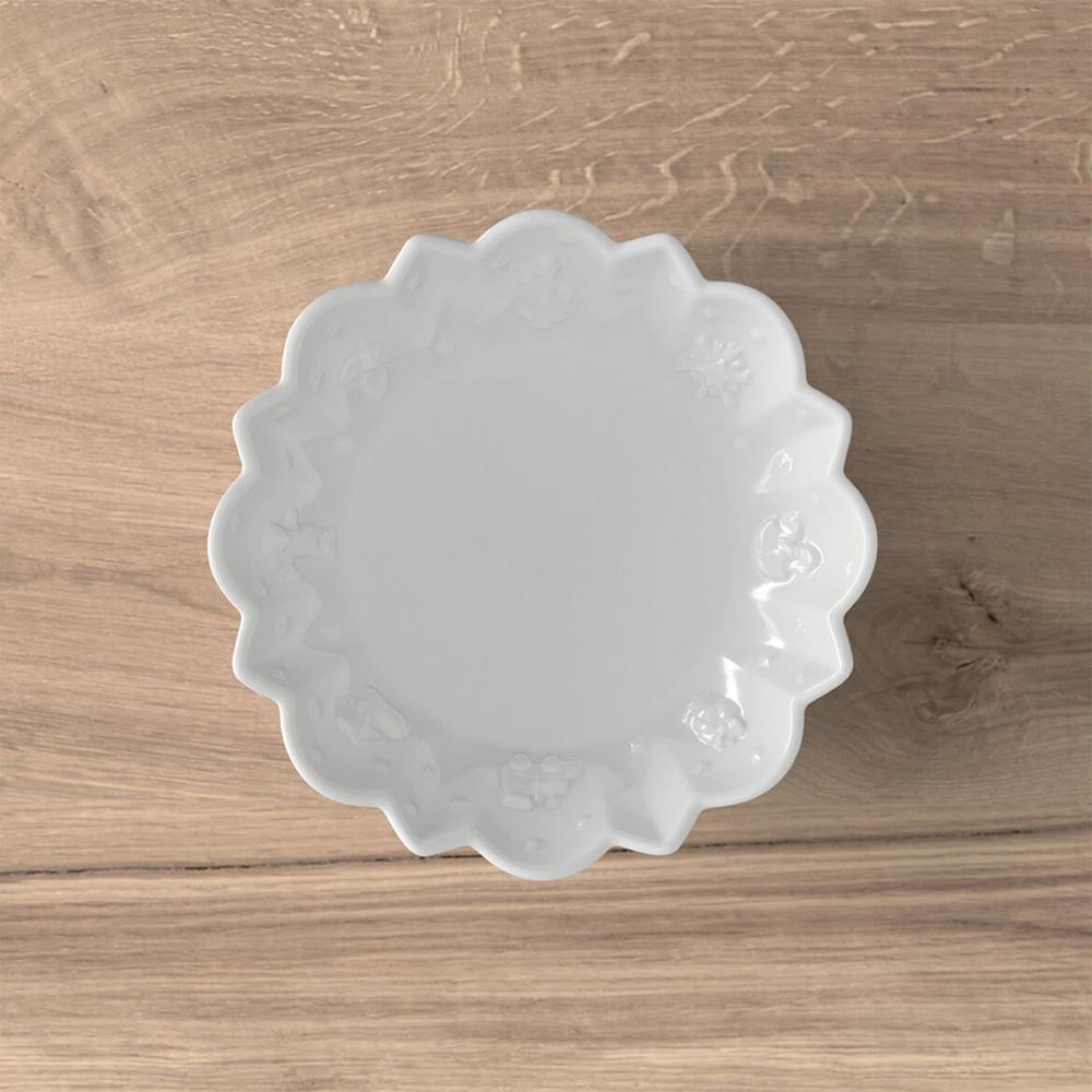 Toys Delight Royal Modern Classic White Porcelain Serving Bowl|