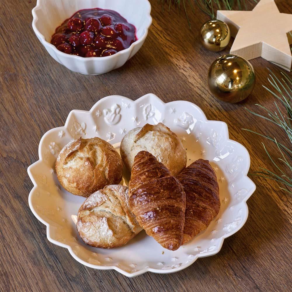 Toys Delight Royal Modern Classic White Porcelain Serving Bowl|