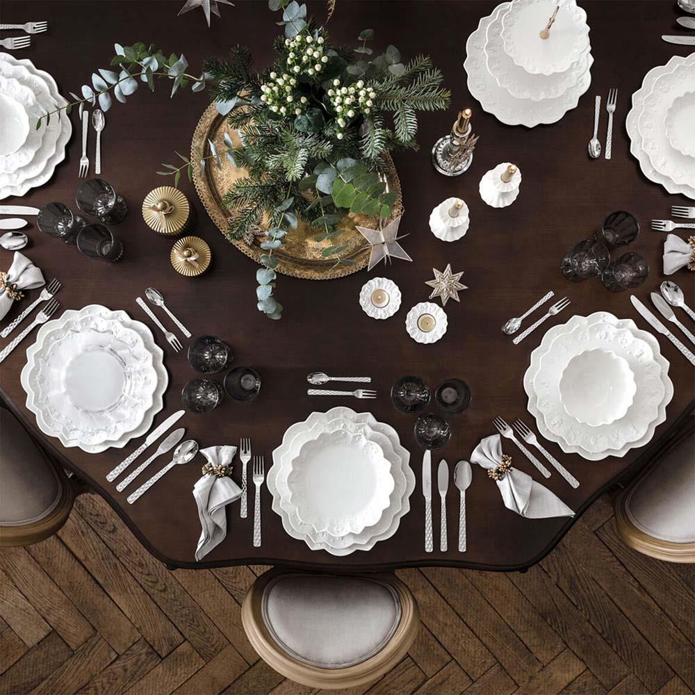 Toys Delight Royal Modern Classic White Porcelain Serving Bowl|