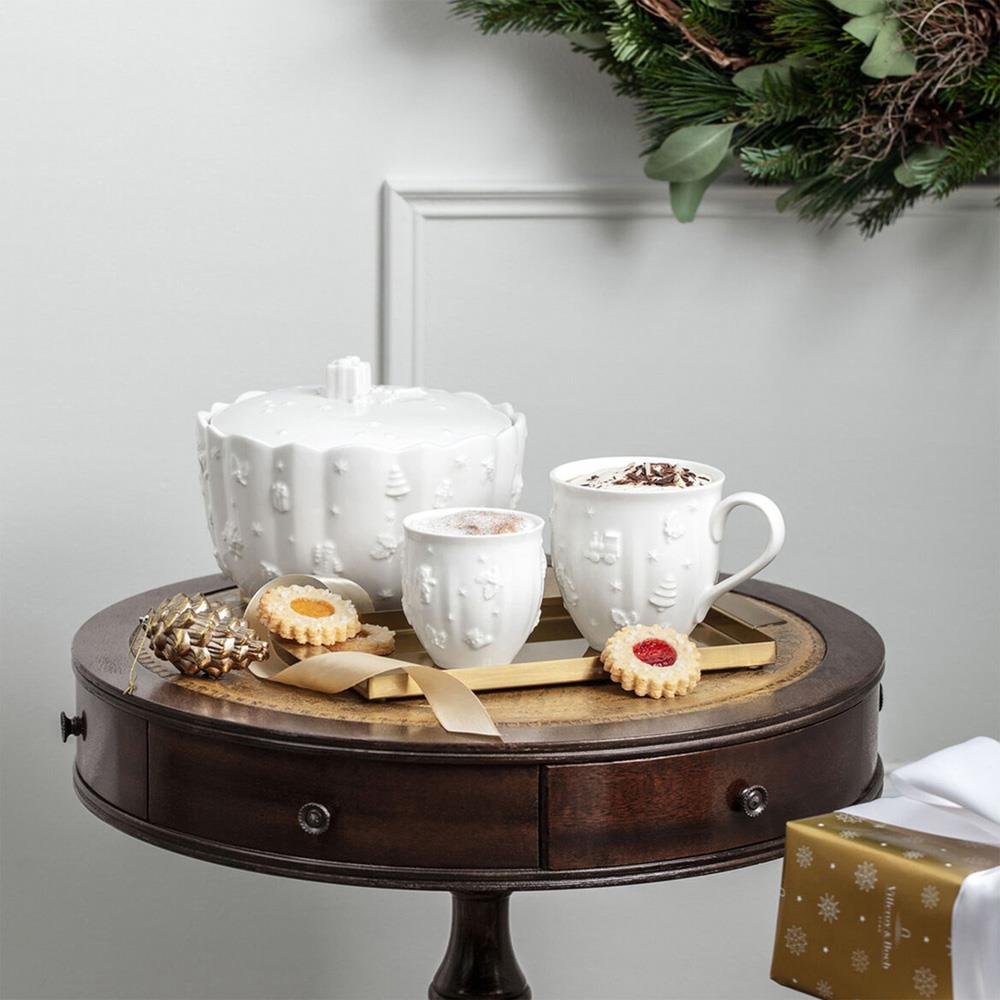 Toys Delight Royal Modern Classic White Porcelain Mug|