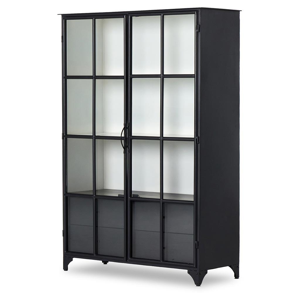 Corden Modern Classic 2 Glass Door 4 Drawer Display Case|