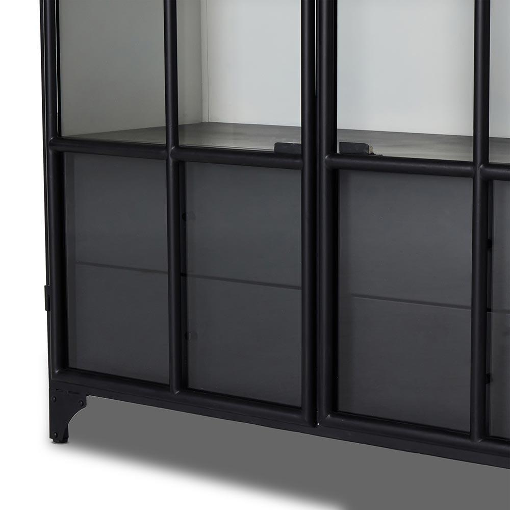 Corden Modern Classic 2 Glass Door 4 Drawer Display Case|