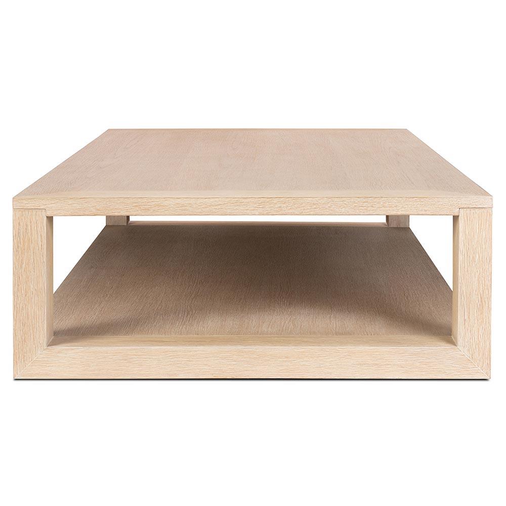 Tahoma Modern Classic Beige Oak Rectangular Coffee Table|