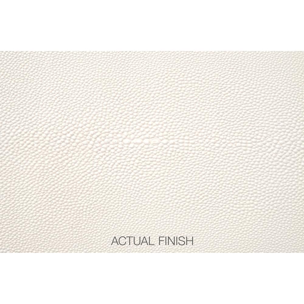 Simon Modern Pearl White Faux Shagreen Brushed Gold 6 Drawer Double Dresser|