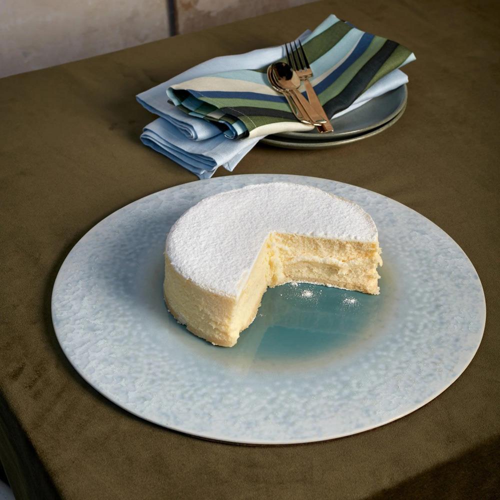 L'Objet Terra Modern Classic Seafoam Porcelain Charger Plate|