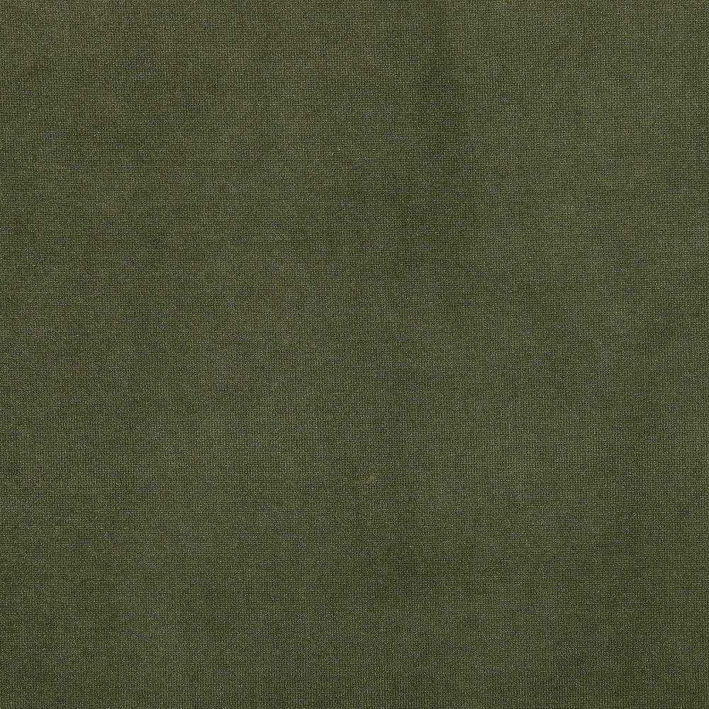 Allen Mid Century Green Velvet Upholstered Brown Wood Tufted Arm Chair|