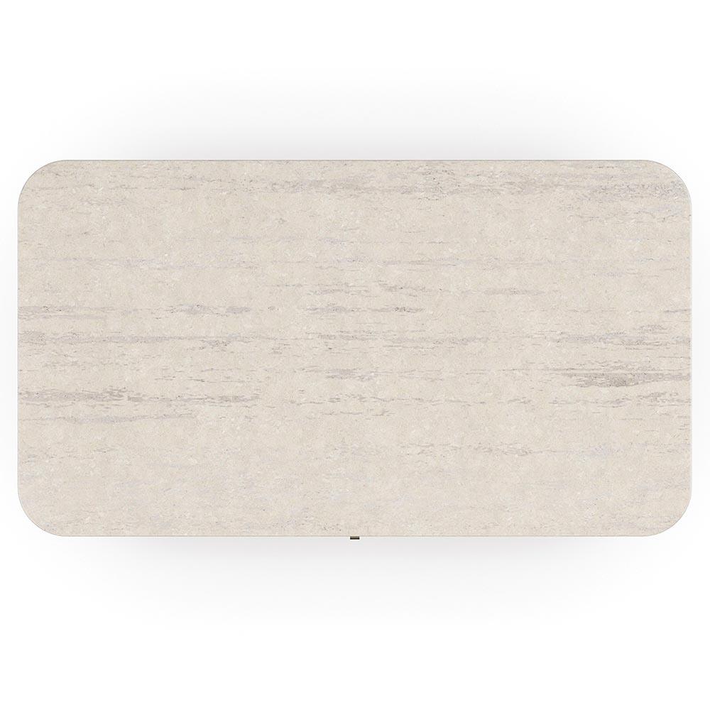 Adalyn Modern Classic Travertine Beige Oak Nightstand - 34"|