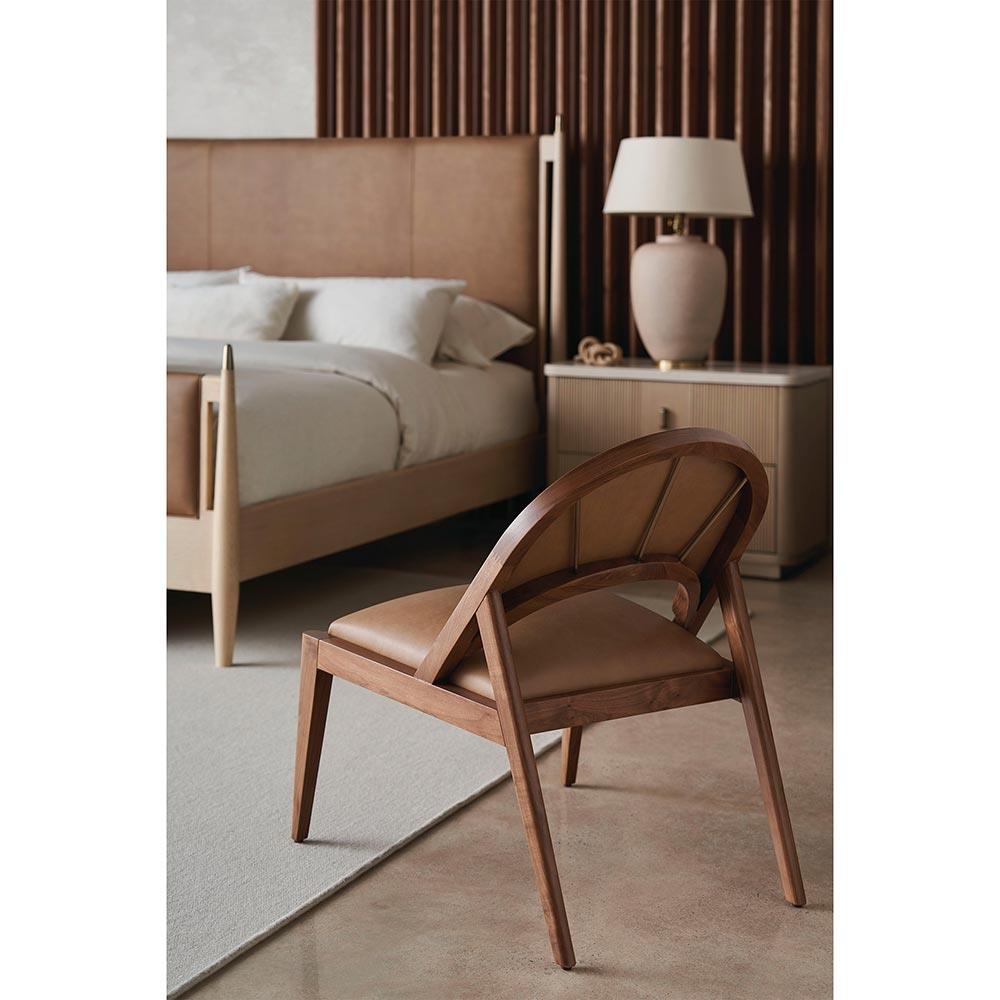 Adalyn Modern Classic Travertine Beige Oak Nightstand - 34"|