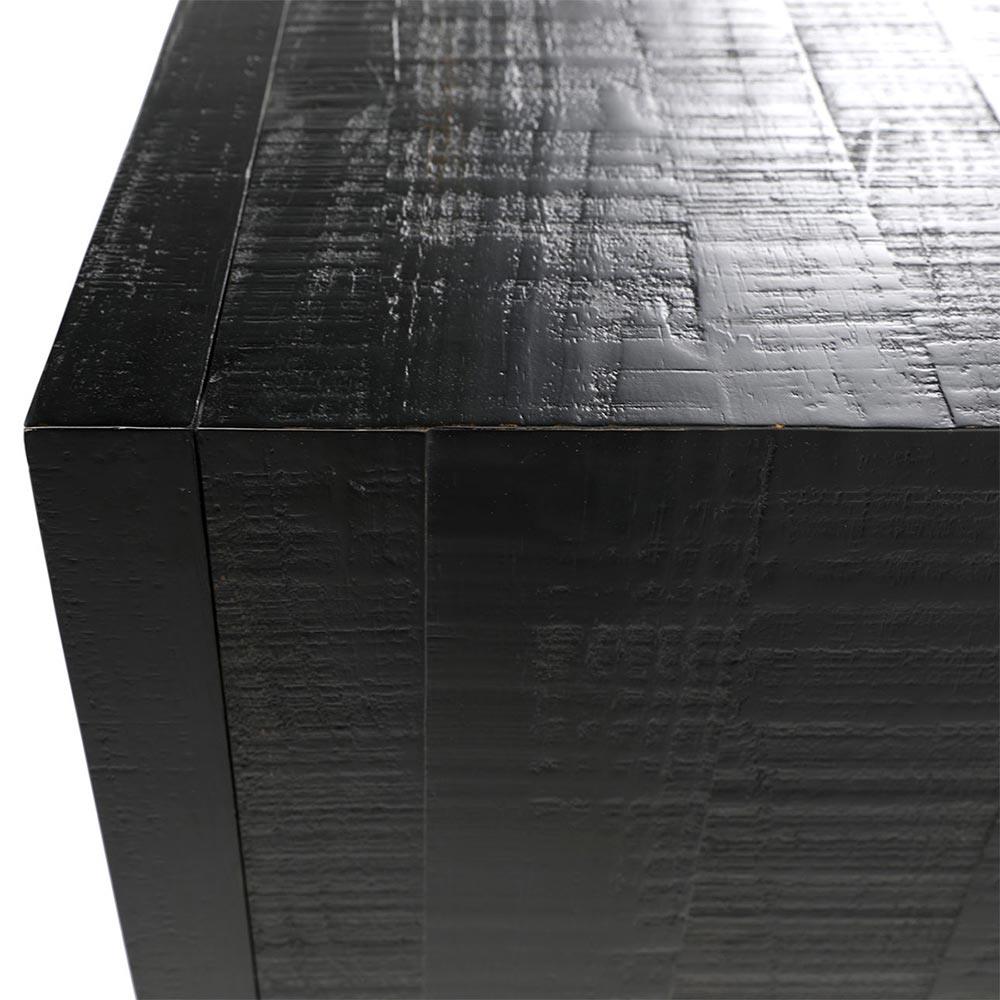 Holand Modern Classic Black Pine Wood Sideboard|
