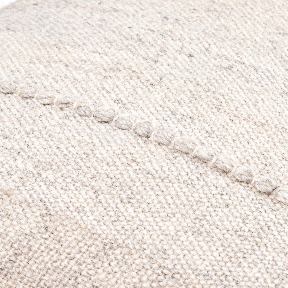 Elijah Coastal Beach Light Grey Indoor Outdoor Decorative Throw Pillow - 20x20|