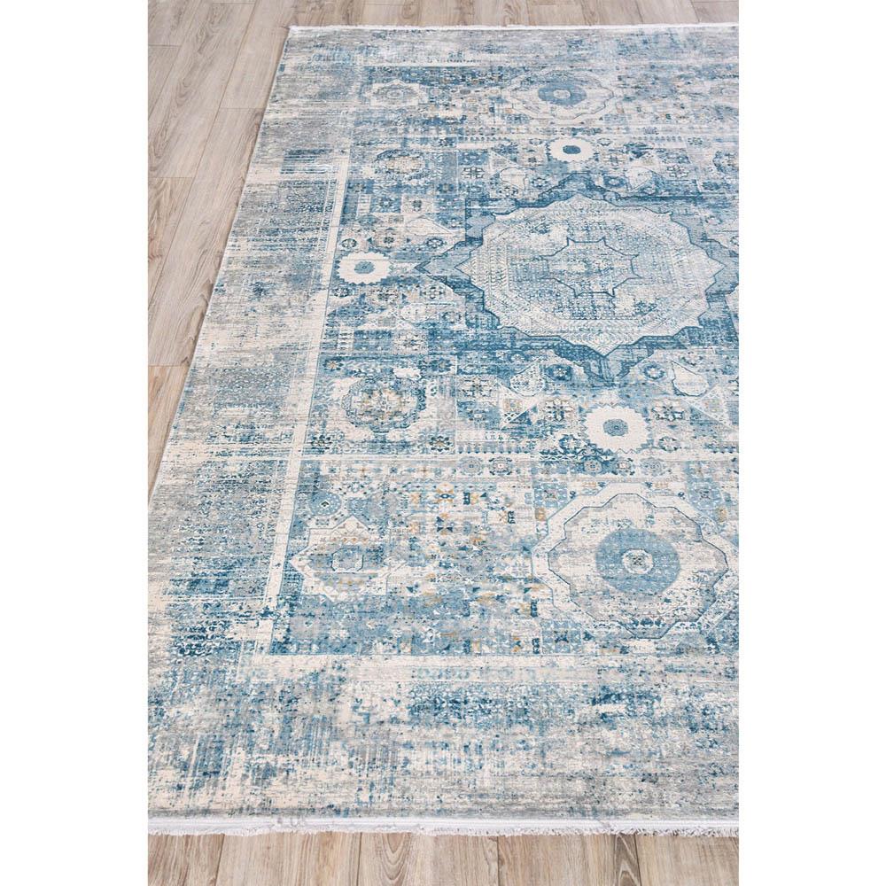 KANADEMONO ラグ　Chic Medallion Blue Rug