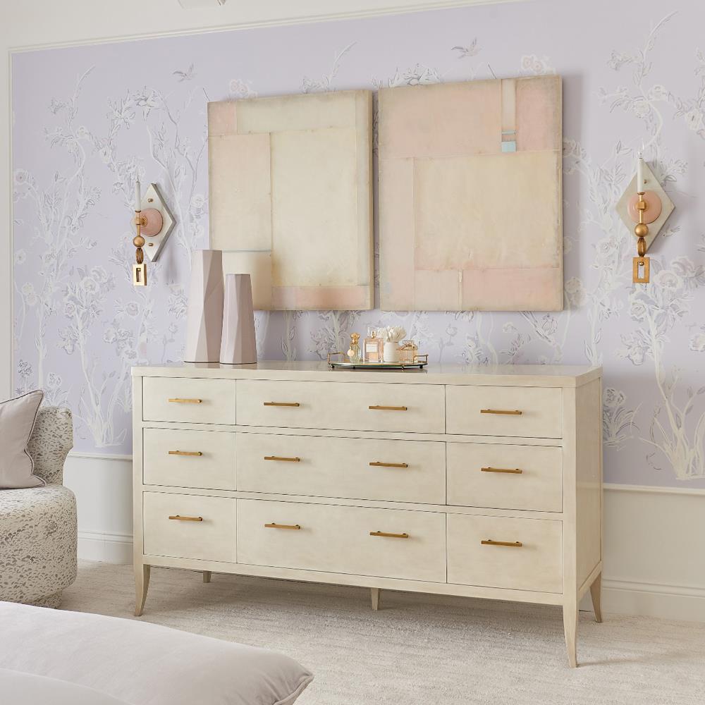 Marseille French Graystone Wood Dresser|