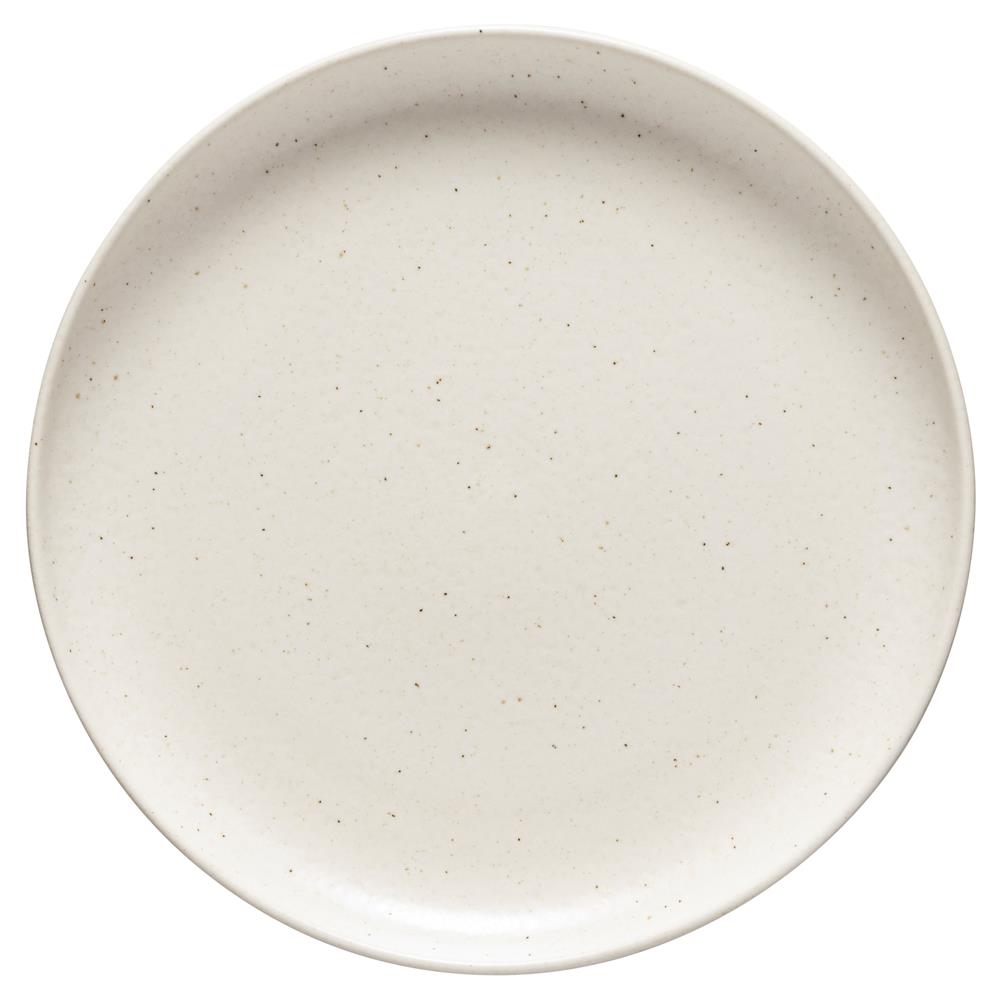 Pacifica Modern Classic Vanilla Stoneware 4 Piece Place Setting|