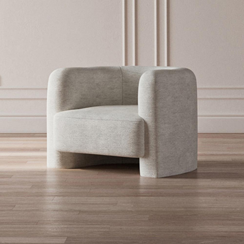 Isla Modern Classic Contessa Blush Performance Barrel Chair|