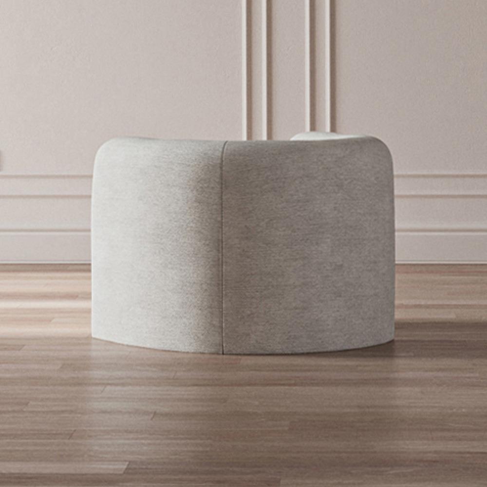 Isla Modern Classic Contessa Blush Performance Barrel Chair|