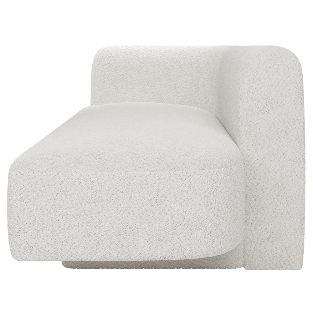 Isla Modern Classic Oslo Ivory Performance Chaise Lounge|
