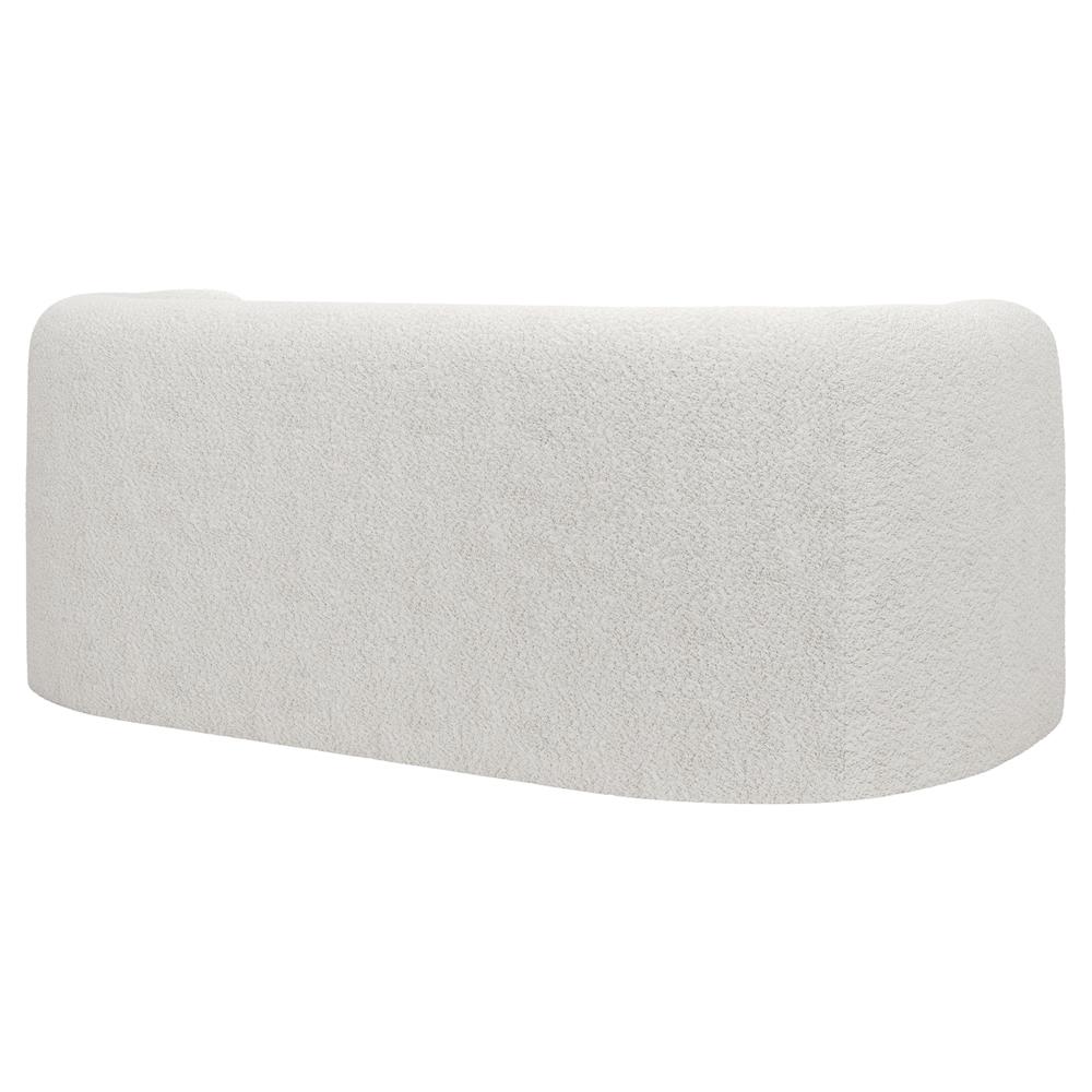 Isla Modern Classic Oslo Ivory Performance Sofa - Small - 73.5"W|