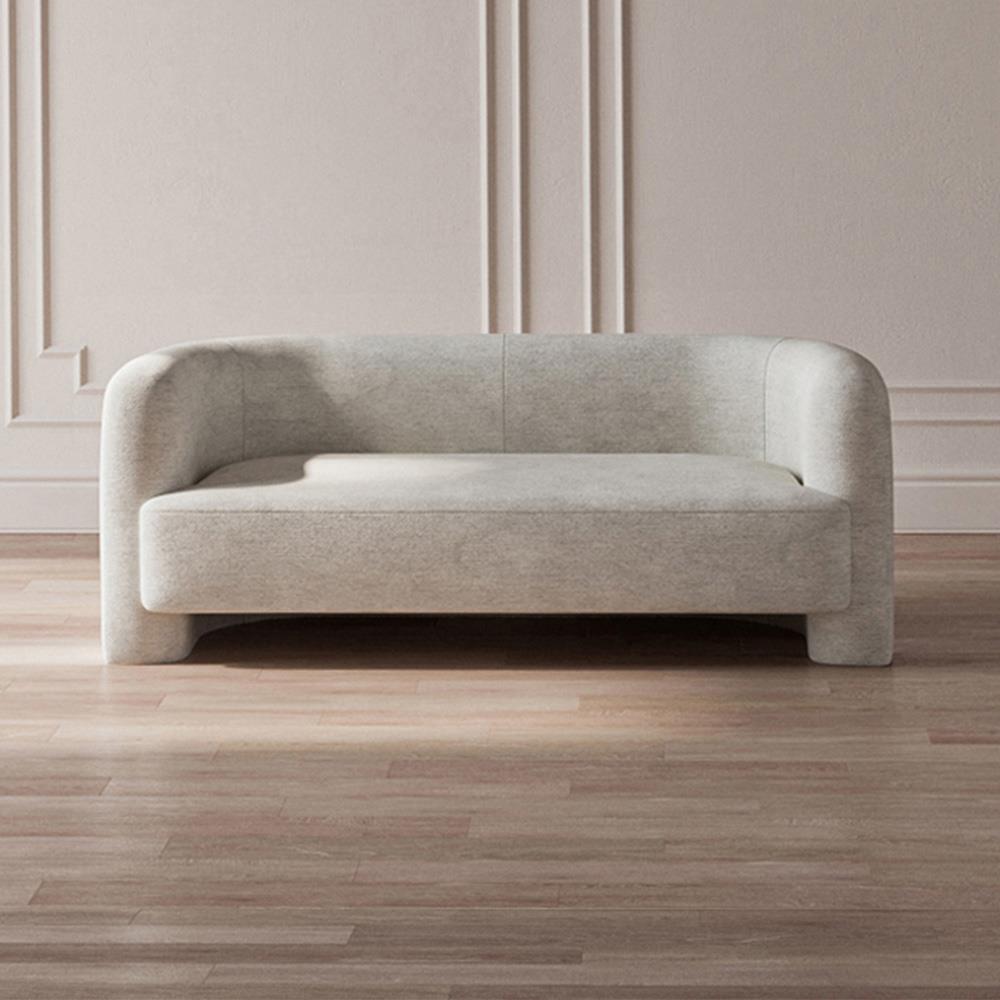Isla Modern Classic Oslo Ivory Performance Sofa - Small - 73.5"W|