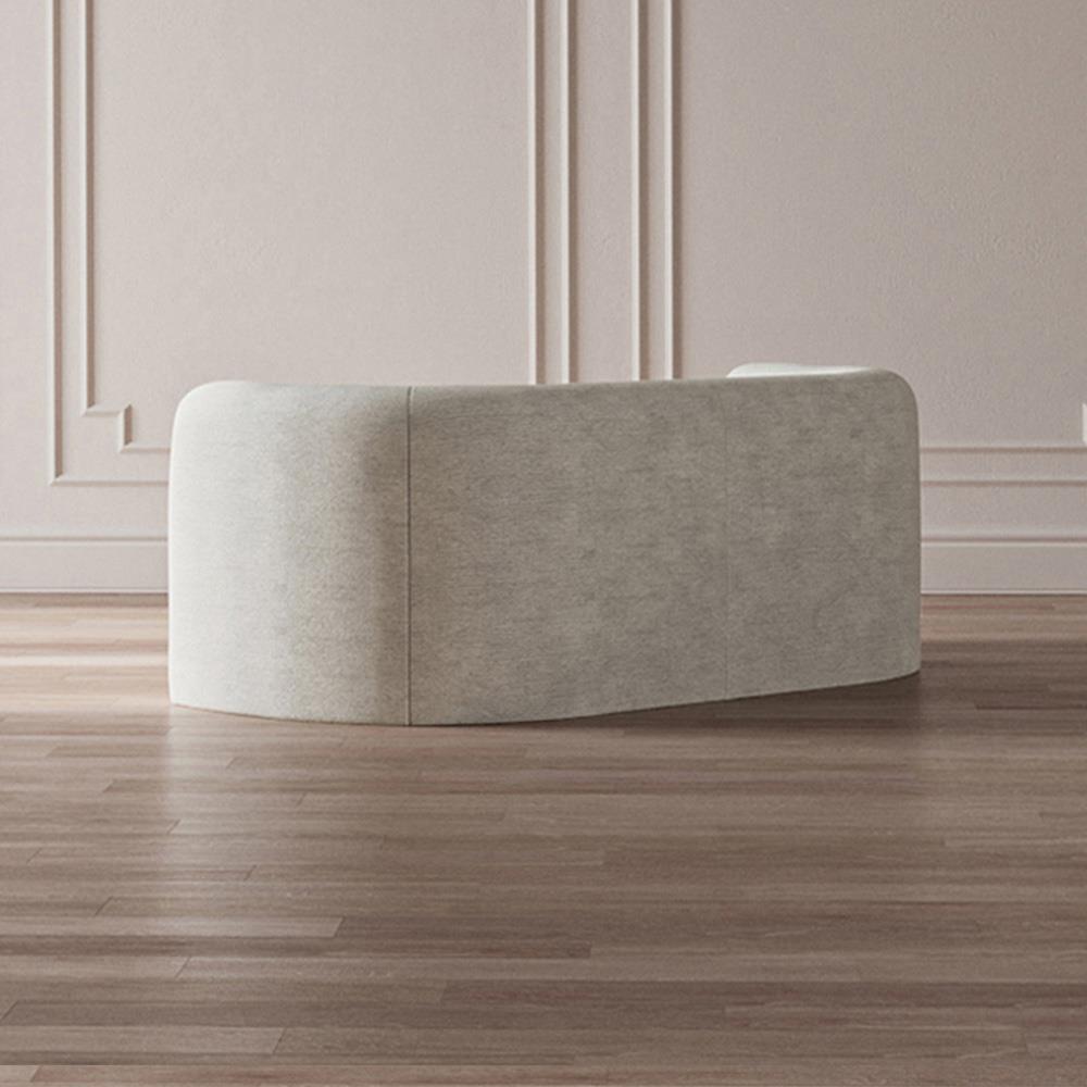 Isla Modern Classic Oslo Ivory Performance Sofa - Small - 73.5"W|