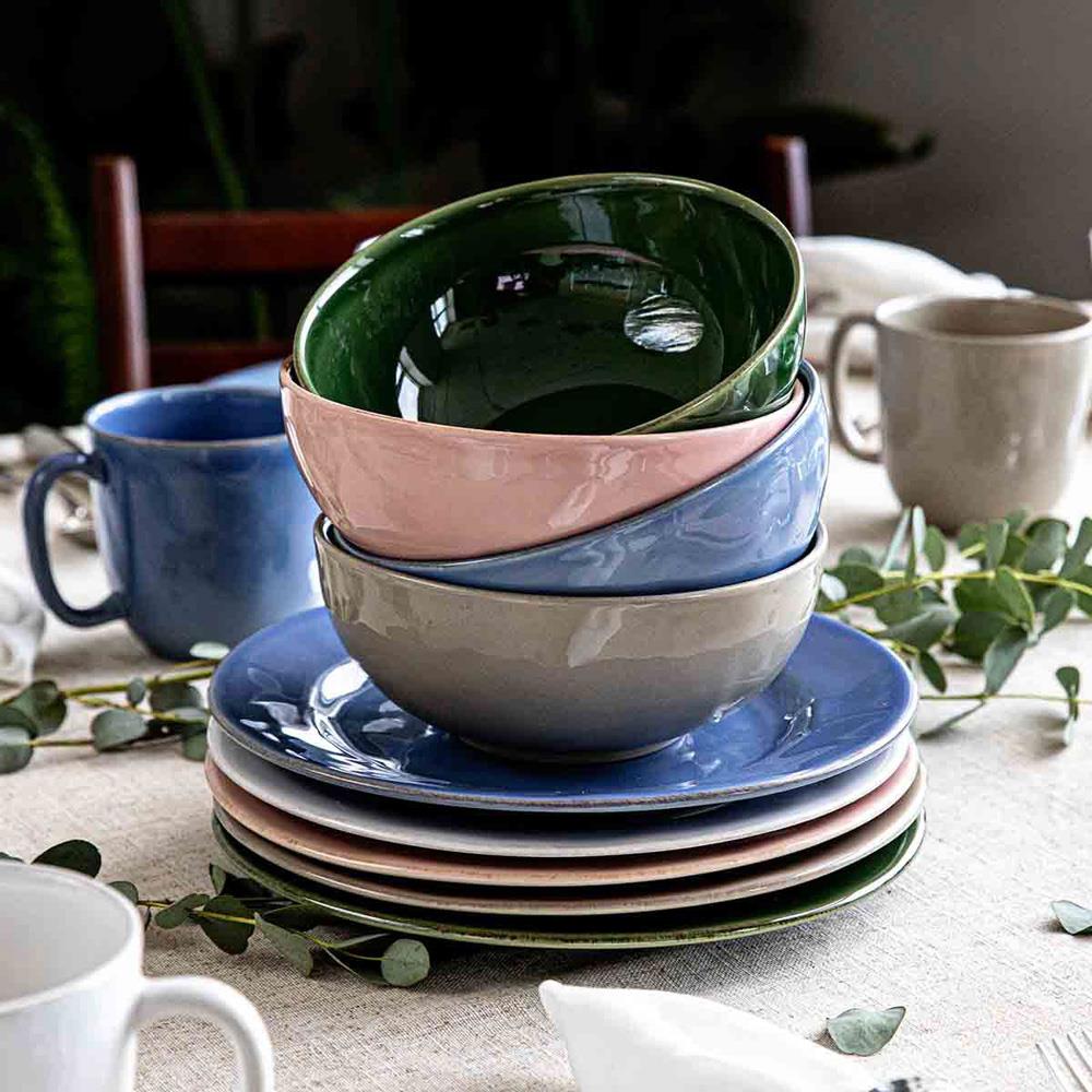 Juliska Puro Modern Classic Blush Ceramic Cereal Bowl|