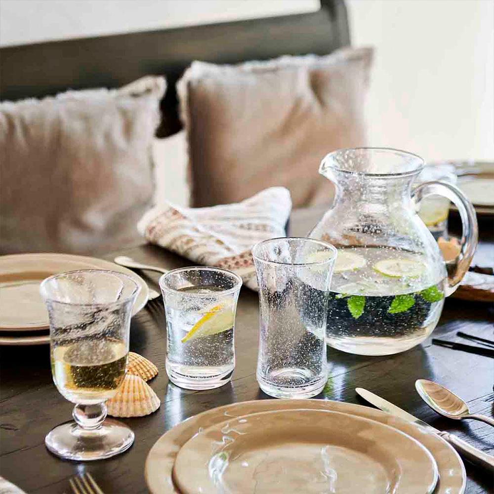 Juliska Provence Modern Classic Clear Glass Pitcher|