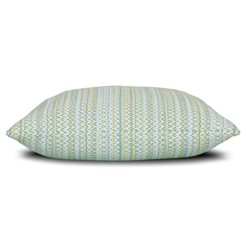 Kaleidoscope Coastal Spring Green Indoor Outdoor Throw Pillow - 20x20|