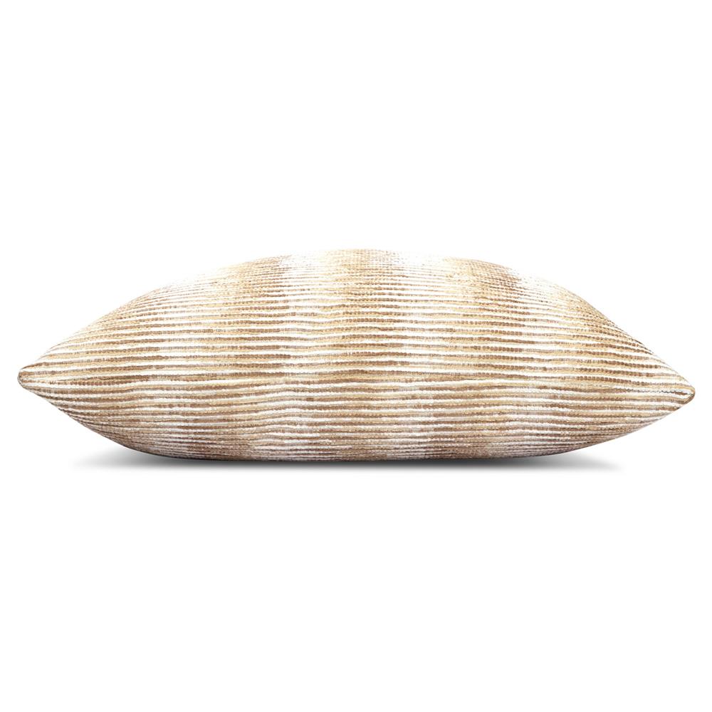 Progress Coastal Beach Honey Indoor Outdoor Lumbar Pillow - 12x20|