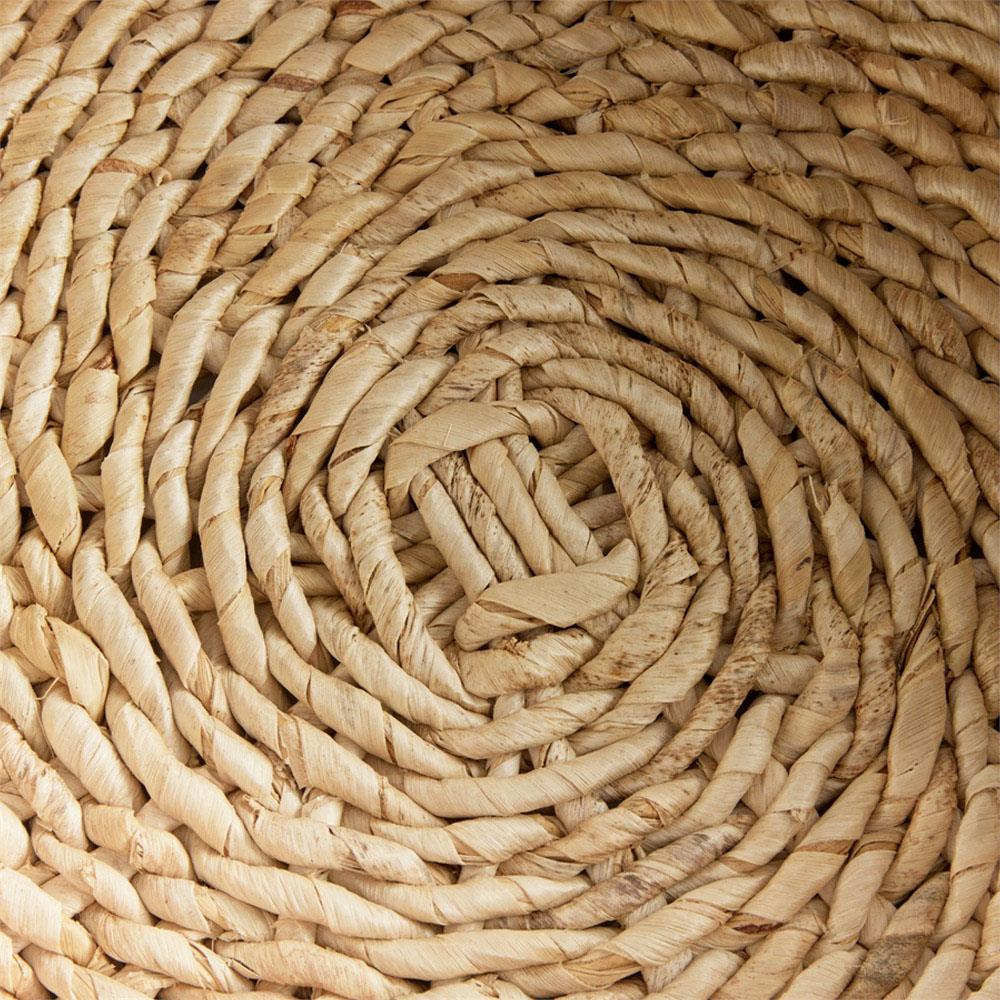 Liam Coastal Beach Natural Abaca Decorative Trays - Set of 2|