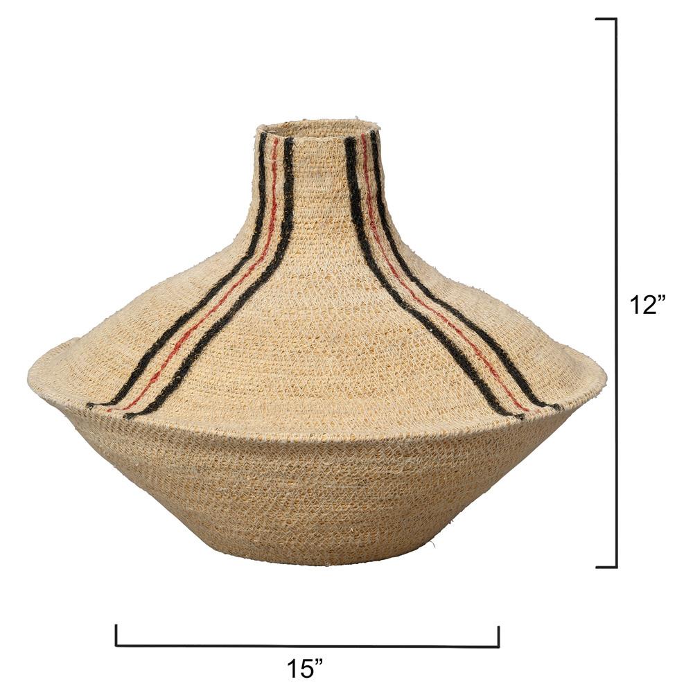 Tarin Coastal Beach Natural Seagrass Floor Basket|