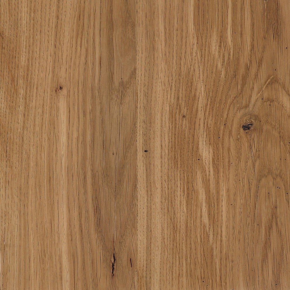 Reese Rustic Lodge Natural Reclaimed Oak Round Drum End Table|