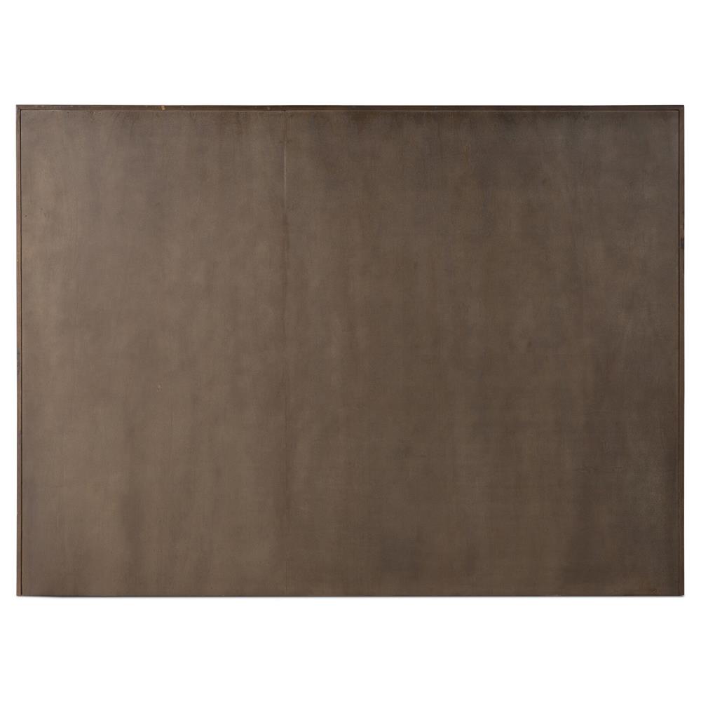 Lana Rustic Lodge Grey Oak Wood Bed - Queen|